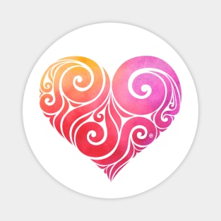 Swirly Heart Magnet